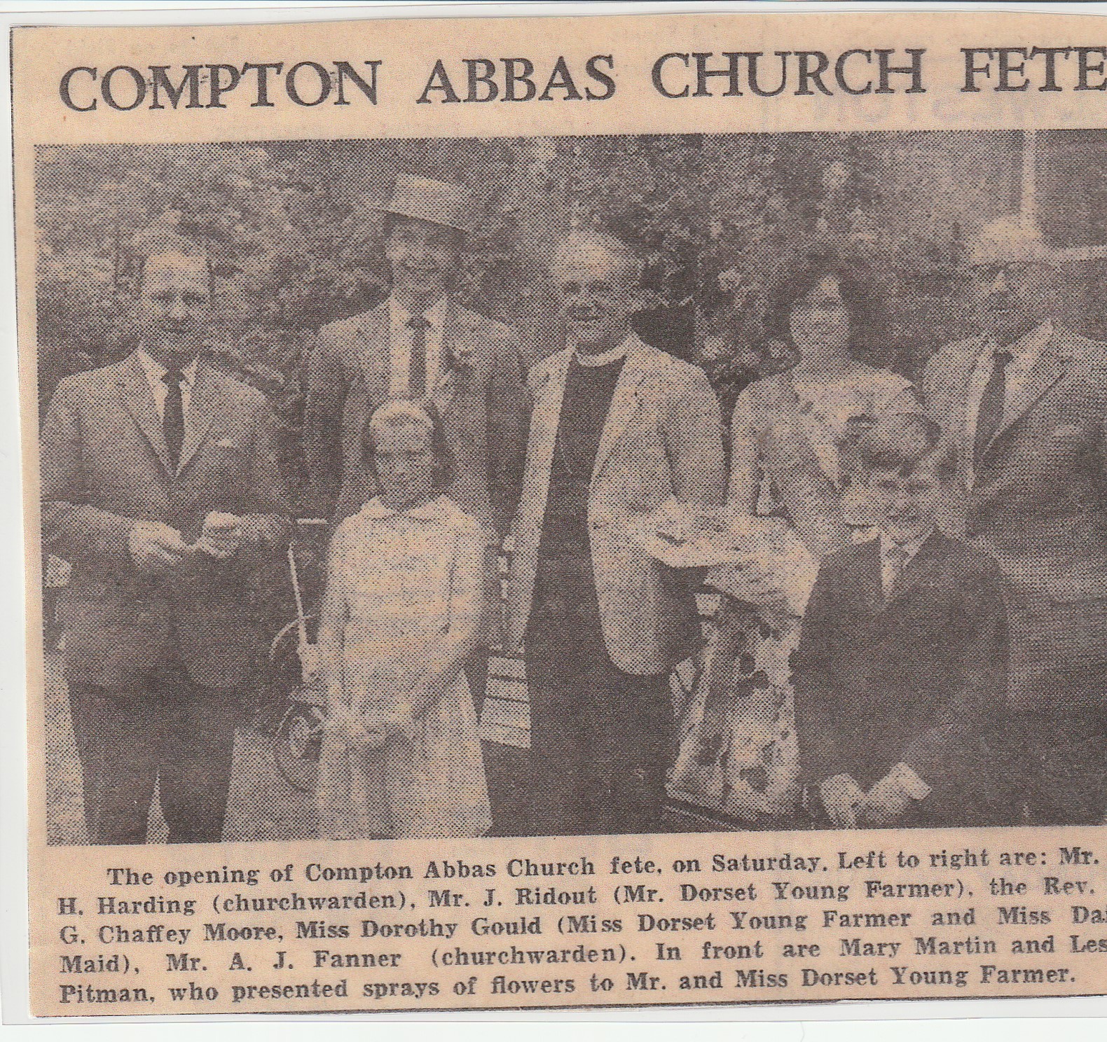 church fete 1970s
